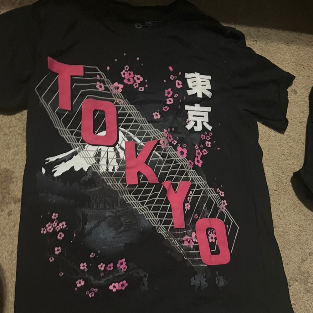 Black Tokyo Graphic T-Shirt